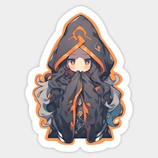 Kawaii Anime Halloween Sticker